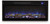 Entertainment Accessories - Fireplace Insert With Faux Birch Log Set - Black