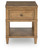 Sharlance - Rectangular End Table - Light Brown