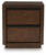 Dilenno - Two Drawer Night Stand - Dark Brown