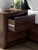 Dilenno - Two Drawer Night Stand - Dark Brown