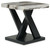 Cendill - Occasional Table Set (Set of 3) - Dark Brown / White / Black