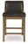 Cabalynn - Upholstered Barstool (Set of 2) - Two-tone Brown