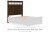 Taffenbrook - Queen Panel Headboard With Roll Slats - Medium Brown