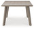 Cliff Trails - Rectangle Dining Table With Umbrella Option - Beige