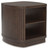 Korestone - Square End Table - Dark Brown