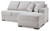 Gabyleigh - Raf Sofa Chaise - Nickel