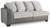 Clairette Court - Laf Sofa - Alloy