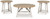 Fawndell - Occasional Table Set (Set of 3) - Antique White / Brown