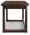 Breckington - Home Office Desk - Dark Brown