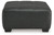 Brixley Pier - Oversized Accent Ottoman - Graphite