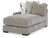 Aslan Court - Laf Corner Chaise - Pebble