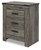 Frandern - Two Drawer Night Stand - Gray