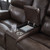 Crossplex - Power Reclining Loveseat / Console / Adjustable Headrest - Smoke