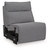 Modmax II - Power Armless Recliner With Adjustable Headrest - Salt And Pepper