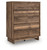 Chirason - Five Drawer Wide Chest - Brown