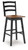 Wildenauer - Tall Swivel Barstool (Set of 2) - Brown / Black