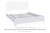 Jarlee - California King Panel Footboard / Rails / Roll Slats - White