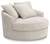 Cuddle Plush - Oversized Swivel Accent Chair - Arctic