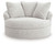 Cuddle Plush - Oversized Swivel Accent Chair - Arctic