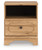 Aleaport - One Drawer Night Stand - Warm Brown