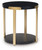 Shylore - Occasional Table Set (Set of 3) - Black / Brass Finish