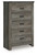 Frandern - Five Drawer Chest - Gray