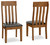 Ralene - Dining UPH Side Chair (Set of 2) - Medium Brown