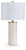 Faridworth - Poly Table Lamp - White / Gold Finish