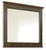 Juararo - Bedroom Mirror - Dark Brown