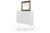 Juararo - Bedroom Mirror - Dark Brown
