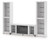Brollevi - 3-Piece Entertainment Center - White