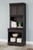 Beckincreek - Bookcase With Door Hutch - Black