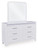 Jarlee - Dresser And Mirror - White