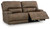 Beckley Place - 2 Seat Power Reclining Sofa With Adjustable Headrest - Earth