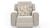 Micah - Power Headrest Power Deep Seat Lay Flat Recliner - Oatmeal