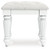 Kozlani - Vanity Upholstered Stool - White