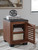 Kallari - Chair Side End Table - Warm Brown / Black