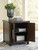 Breckington - Rectangular 2-door End Table - Dark Brown