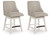 Robbinsdale - Upholstered Swivel Curved Back Barstool (Set of 2) - Antique White