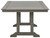 Visola - RECT Dining Table w/Umb OPT - Gray