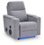Pineland - Glider Power Recliner With Audio System - Pewter