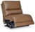 DeepWakes - Power Armless Recliner With Adjustable Headrest - Caramel