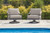 Ocean Beach - Swivel Lounge With Cushion - Gray