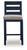 East Beach - Barstool (Set of 2) - Blue