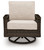 Monterey Point - Swivel Lounge Chair (Set of 2) - Dark Brown