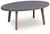 Harmony Headlands - Oval Cocktail Table - Natural / Gray