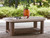 Dolan Creek - Rectangular Cocktail Table - Beige / Brown