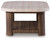 Dolan Creek - Rectangular Cocktail Table - Beige / Brown