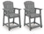 Sanctuary Beach - Barstool (Set of 2) - Dark Gray