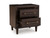 Dantenton - Two Drawer Night Stand - Merlot